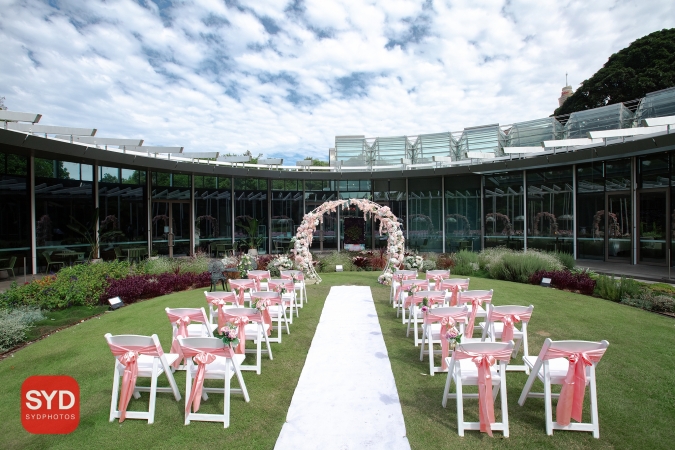 The Calyx Outdoor Wedding Ceremony Venue @Royal Botanic Garden Sydney